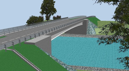 Új Tarnóca-patak híd tervezése a 3. sz. főúton